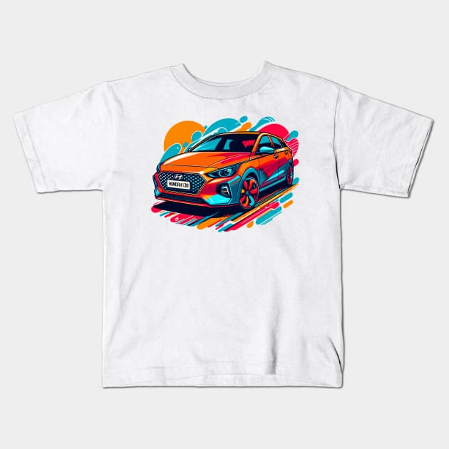 Hyundai I30 Kids T-Shirt by Vehicles-Art